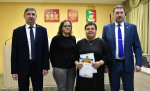 Слова благодарности за содействие в организации праздника от Общества инвалидов