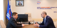Владимир Якушев и Денис Паслер обсудили реализацию партийных проектов "Единой России" в Свердловской области - Тавдинский городской округ